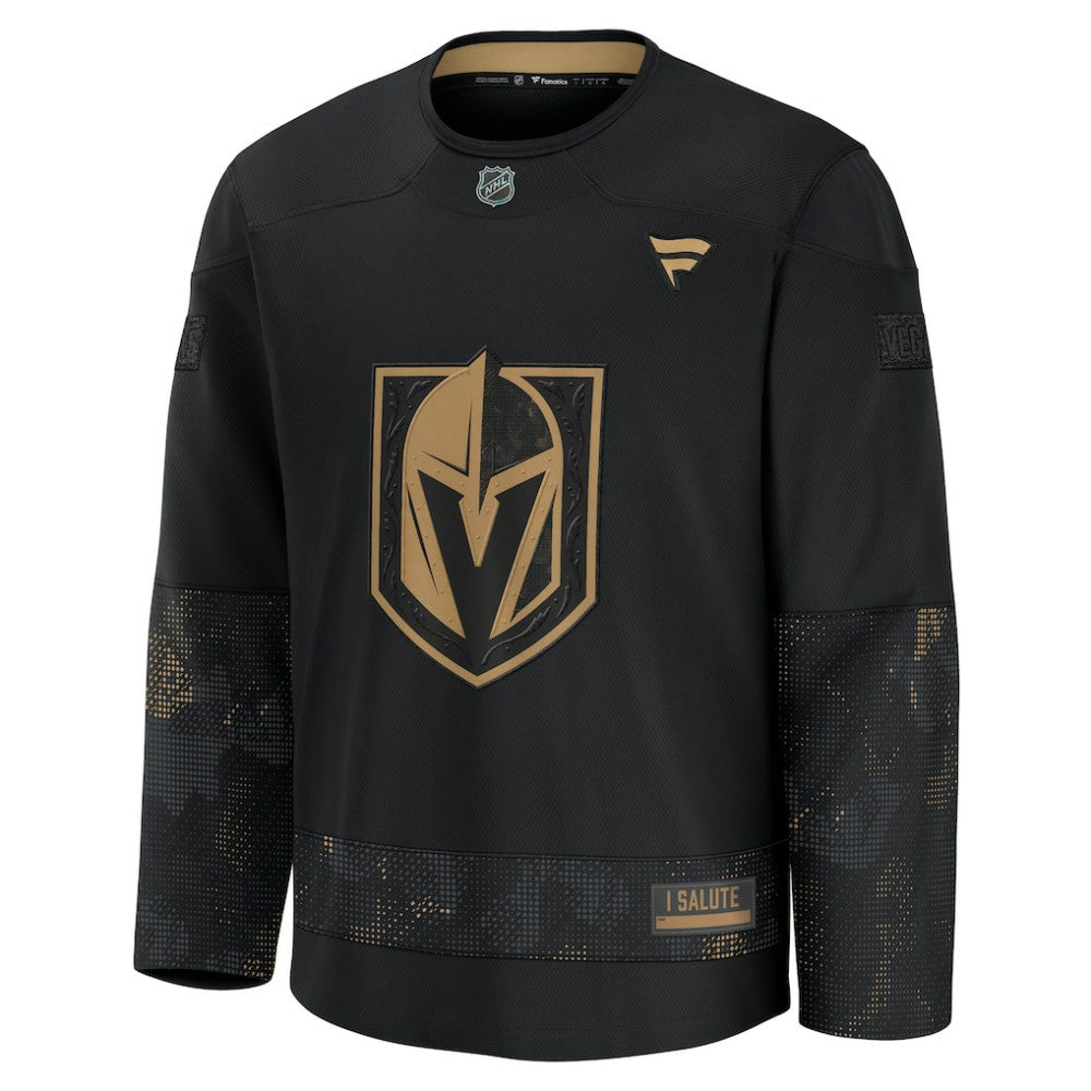 Vegas Golden Knights Fanatics 2024 Military Appreciation Practice Jersey - Black | Fanatics sale