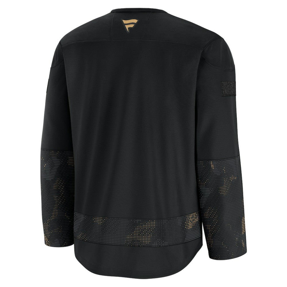Vegas Golden Knights Fanatics 2024 Military Appreciation Practice Jersey - Black | Fanatics sale