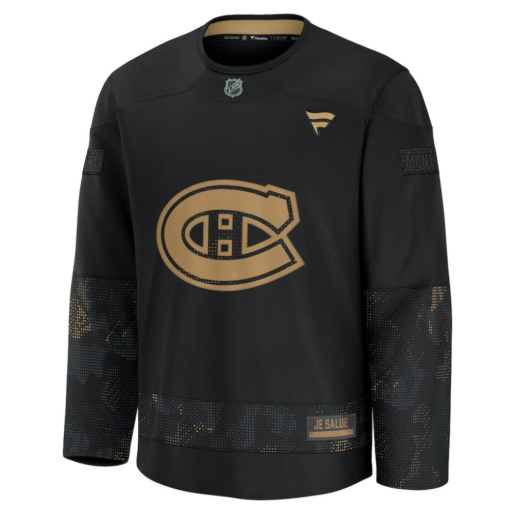 Montreal Canadiens Fanatics 2024 Military Appreciation Practice Jersey - Black | Fanatics online