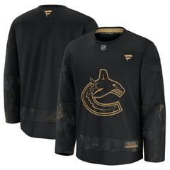 Vancouver Canucks Fanatics 2024 Military Appreciation Practice Jersey - Black | Fanatics discount