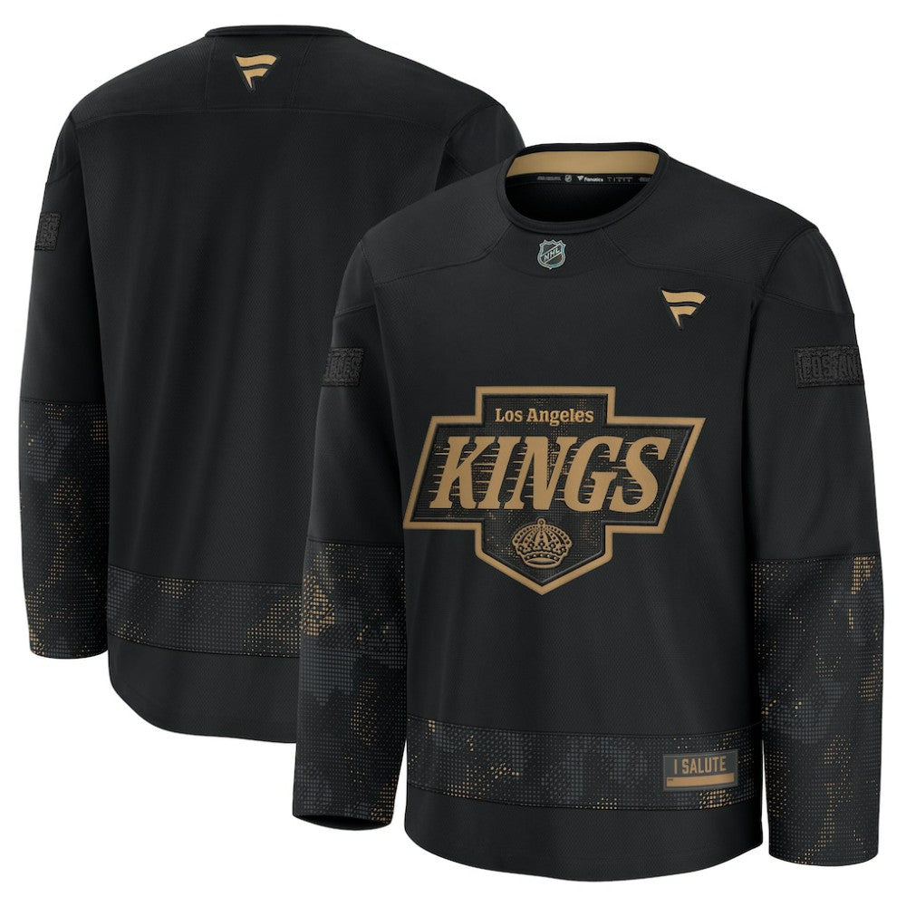 Los Angeles Kings Fanatics 2024 Military Appreciation Practice Jersey - Black | Fanatics on sale