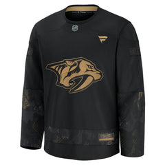 Nashville Predators Fanatics 2024 Military Appreciation Practice Jersey - Black | Fanatics Clearance