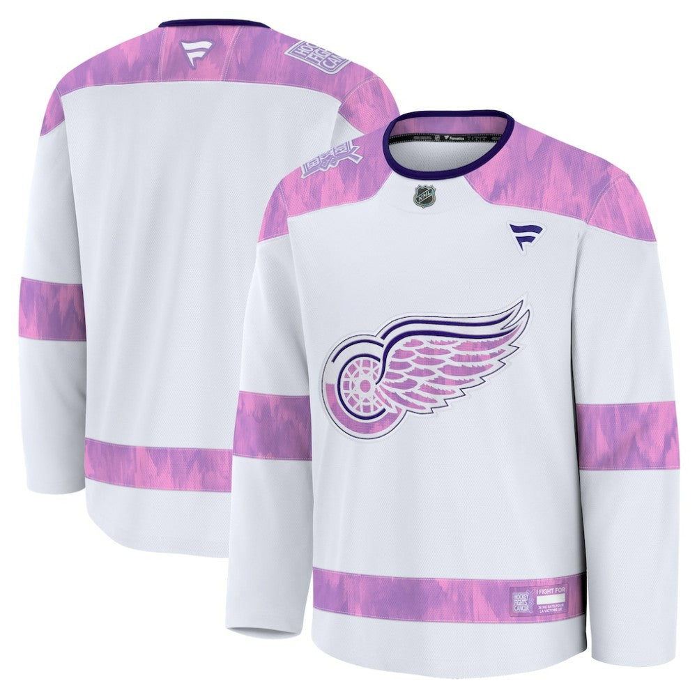 Detroit Red Wings Fanatics 2024 Hockey Fights Cancer Practice Jersey - White | Fanatics online