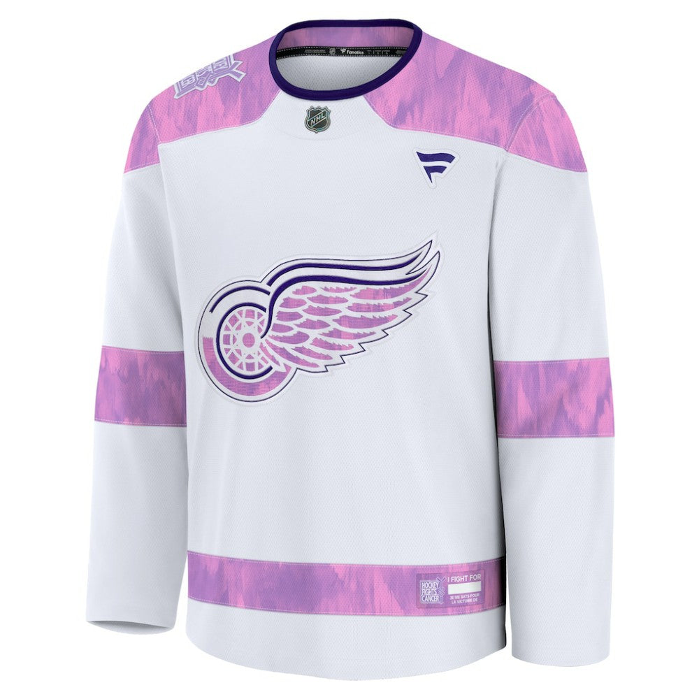 Detroit Red Wings Fanatics 2024 Hockey Fights Cancer Practice Jersey - White | Fanatics online