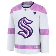 Seattle Kraken Fanatics 2024 Hockey Fights Cancer Practice Jersey - White | Fanatics online