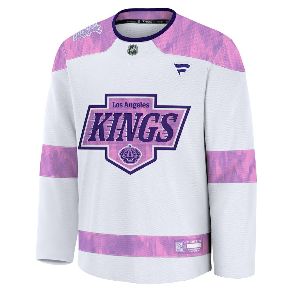 Los Angeles Kings Fanatics 2024 Hockey Fights Cancer Practice Jersey - White | Fanatics sale