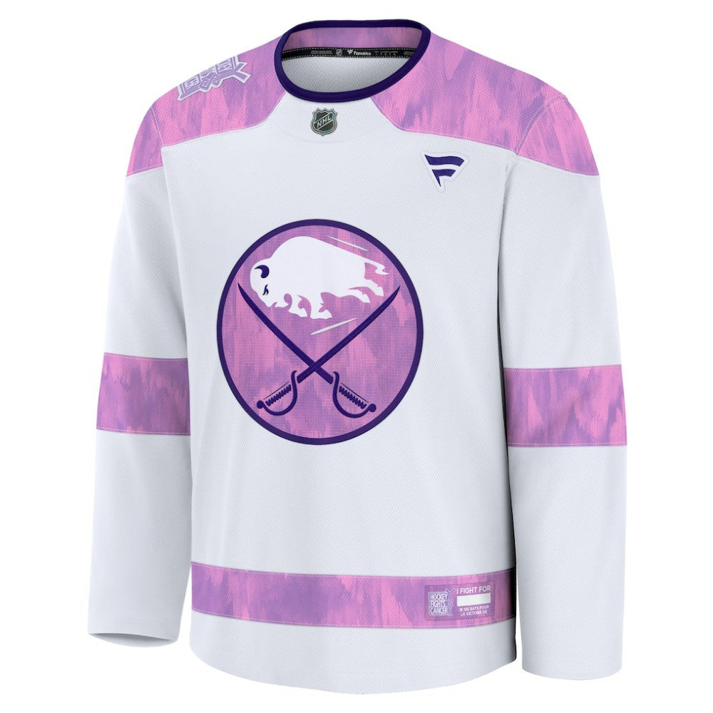 Buffalo Sabres Fanatics 2024 Hockey Fights Cancer Practice Jersey - White | Fanatics online