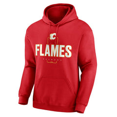 Calgary Flames Personalized Name & Number Midfielder Pullover Hoodie - Red | NHL on sale