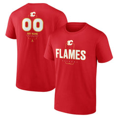 Calgary Flames Personalized Name & Number Midfielder T-Shirt - Red | NHL on sale