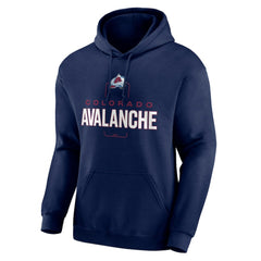 Colorado Avalanche Personalized Name & Number Midfielder Pullover Hoodie - Navy | NHL Clearance