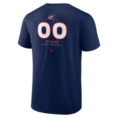 Columbus Blue Jackets Personalized Name & Number Midfielder T-Shirt - Navy | NHL Clearance