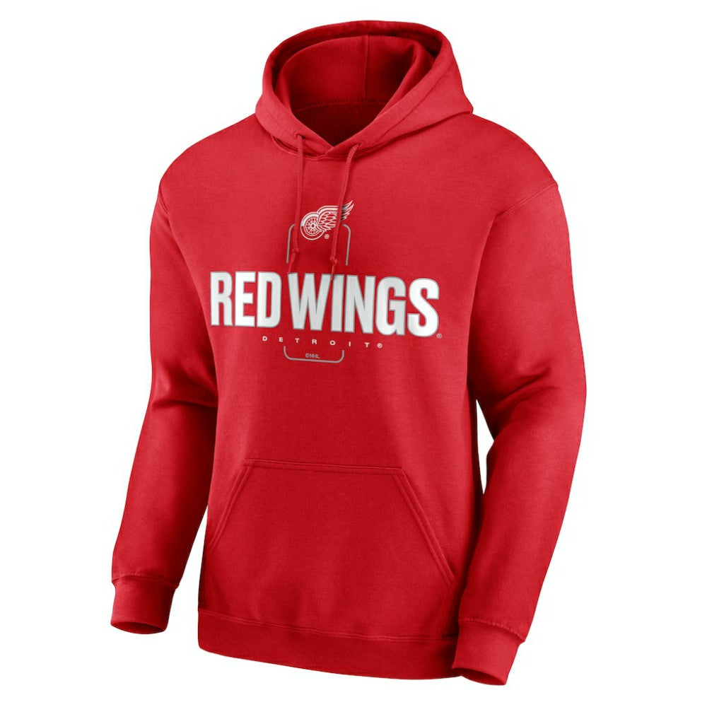 Detroit Red Wings Personalized Name & Number Midfielder Pullover Hoodie - Red | NHL sale