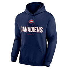 Montreal Canadiens Personalized Name & Number Midfielder Pullover Hoodie - Navy | NHL on sale