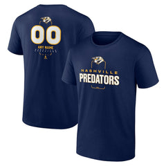 Nashville Predators Personalized Name & Number Midfielder T-Shirt - Navy | NHL on sale