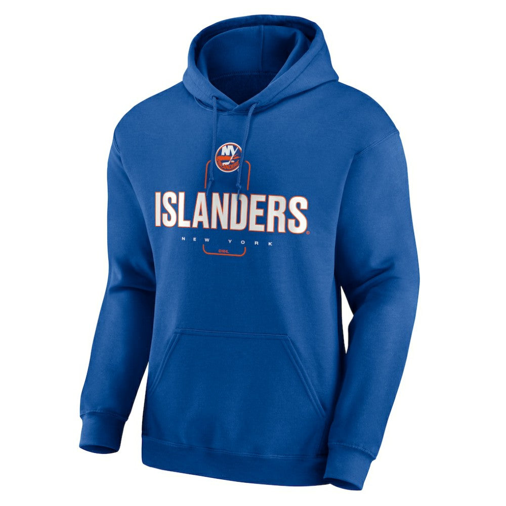 New York Islanders Personalized Name & Number Midfielder Pullover Hoodie - Royal | NHL Lifestyle