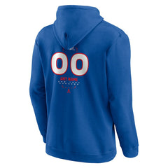 New York Rangers Personalized Name & Number Midfielder Pullover Hoodie - Blue | NHL online