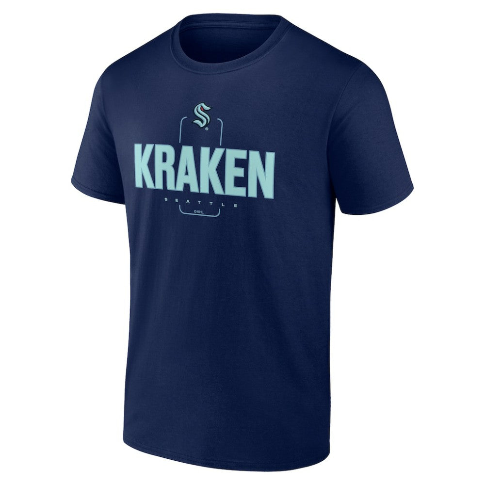 Seattle Kraken Personalized Name & Number Midfielder T-Shirt - Deep Sea Blue | NHL near me