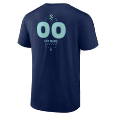 Seattle Kraken Personalized Name & Number Midfielder T-Shirt - Deep Sea Blue | NHL near me