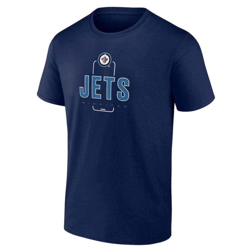 Winnipeg Jets Personalized Name & Number Midfielder T-Shirt - Navy | NHL discount