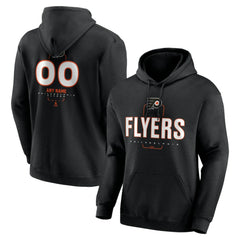 Philadelphia Flyers Personalized Name & Number Midfielder Pullover Hoodie - Black | NHL on sale