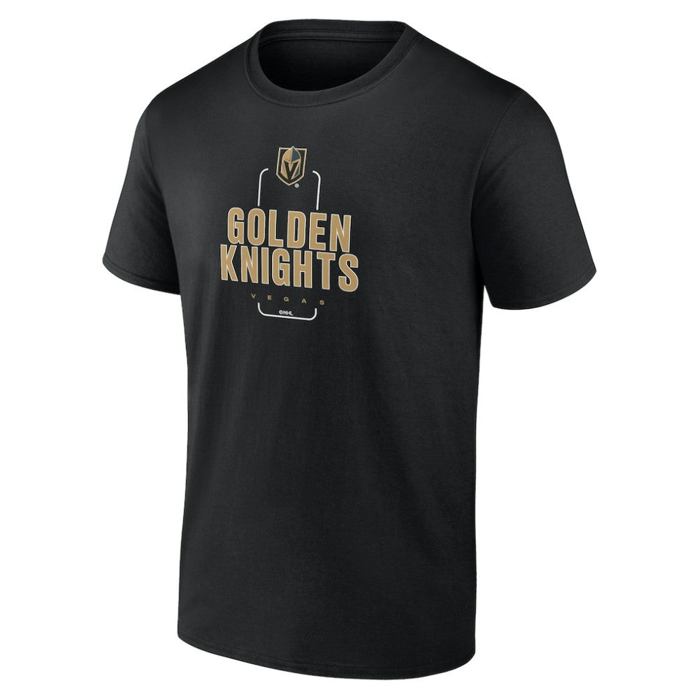 Vegas Golden Knights Personalized Name & Number Midfielder T-Shirt - Black | NHL Clearance