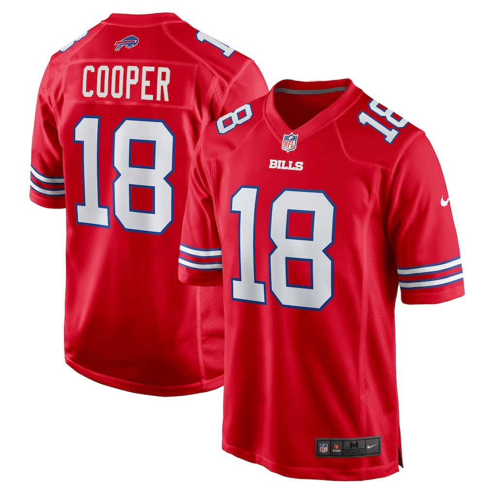 Amari Cooper Buffalo Bills Alternate Game Jersey - Red - Nike