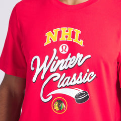 Chicago Blackhawks lululemon 2025 NHL Winter Classic Soft Jersey T-Shirt - True Red | NHL discount