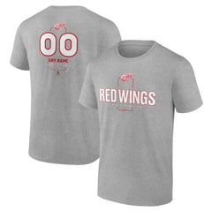 Detroit Red Wings Personalized Name & Number Midfielder T-Shirt - Gray | NHL sale