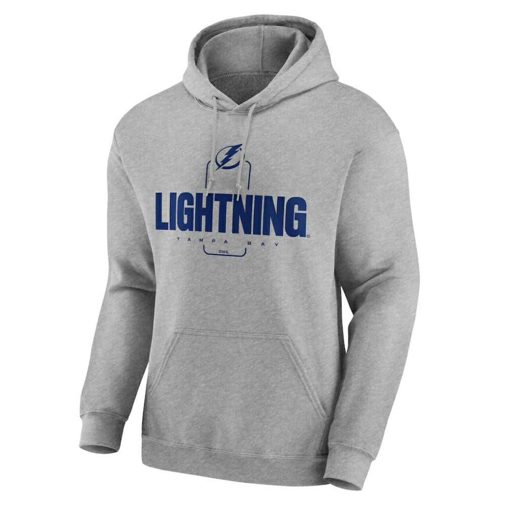 Tampa Bay Lightning Personalized Name & Number Midfielder Pullover Hoodie - Gray | NHL on sale