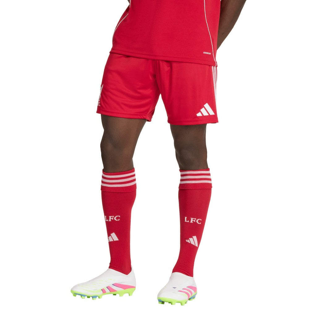 Adidas - Liverpool 2025/26 Home AEROREADY Replica Shorts - Red