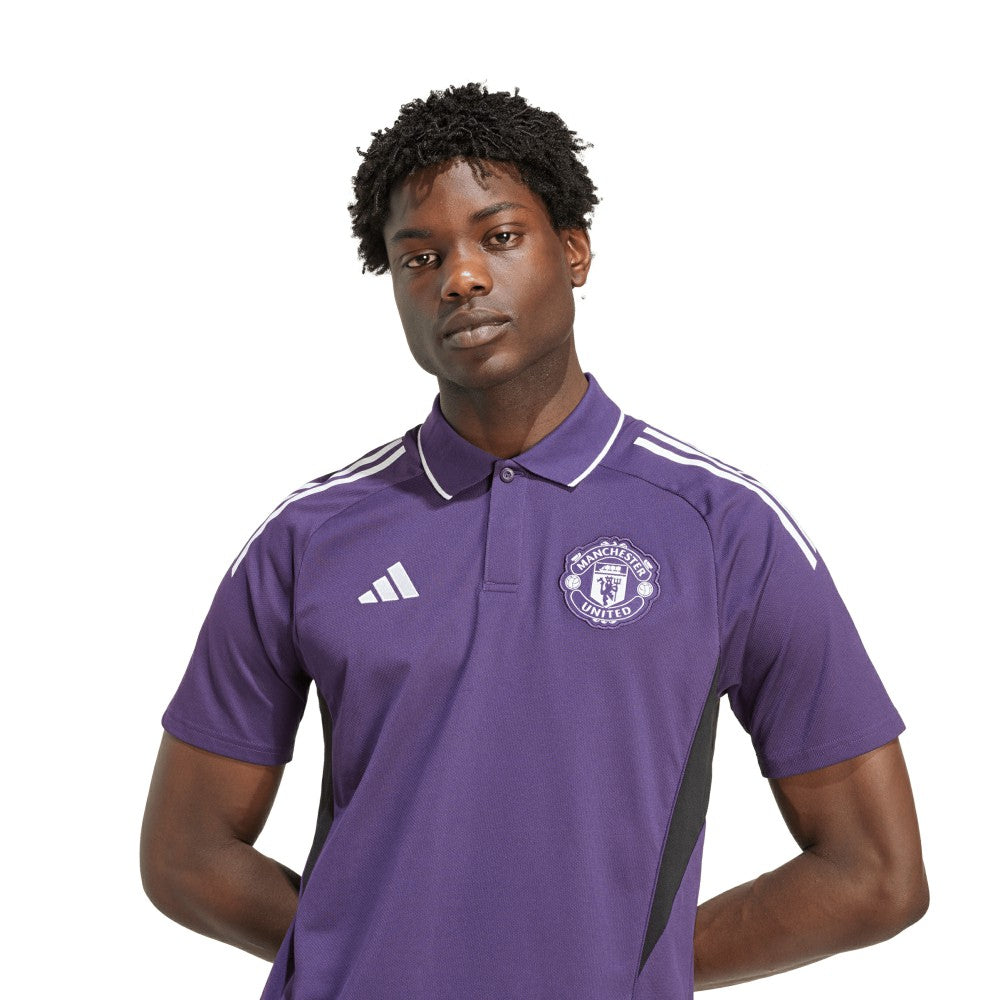 Adidas - Manchester United 2025/26 Training Polo - Purple