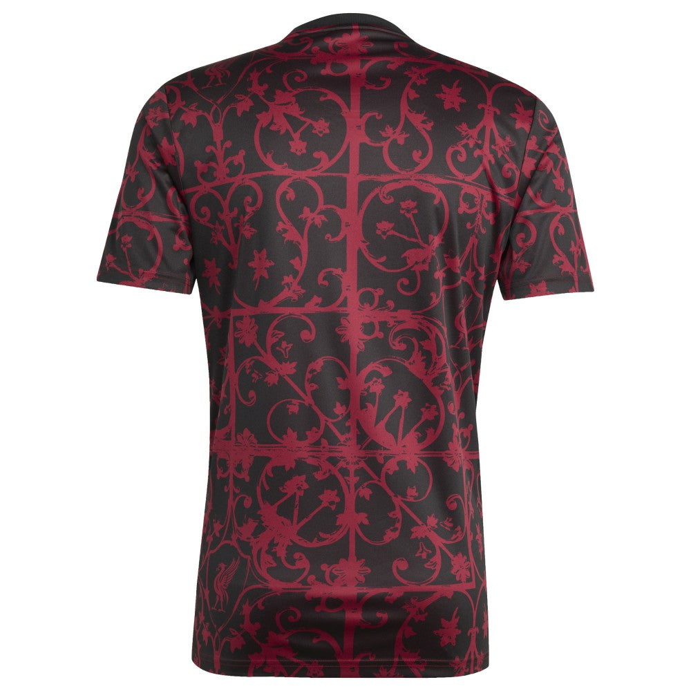 Adidas - Liverpool 2025/26 AEROREADY Pre-Match Top - Black