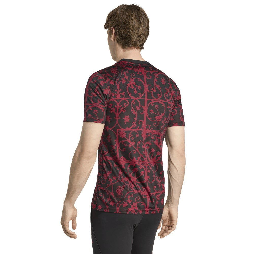 Adidas - Liverpool 2025/26 AEROREADY Pre-Match Top - Black