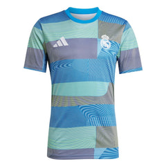 Adidas - Real Madrid 2025/26 AEROREADY Pre-Match Top - Blue