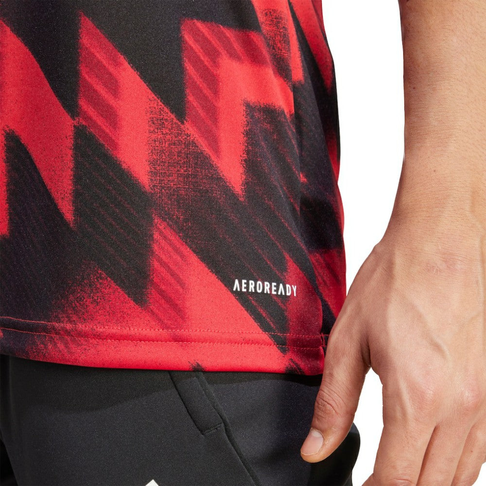 Adidas - Manchester United 2025/26 AEROREADY Pre-Match Top - Red