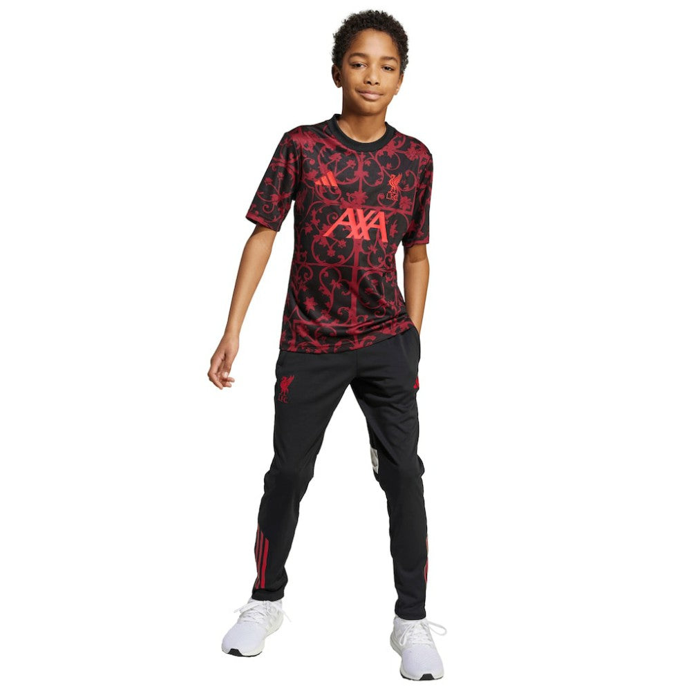 Adidas - Liverpool Youth 2025/26 Pre-Match AEROREADY Top - Black