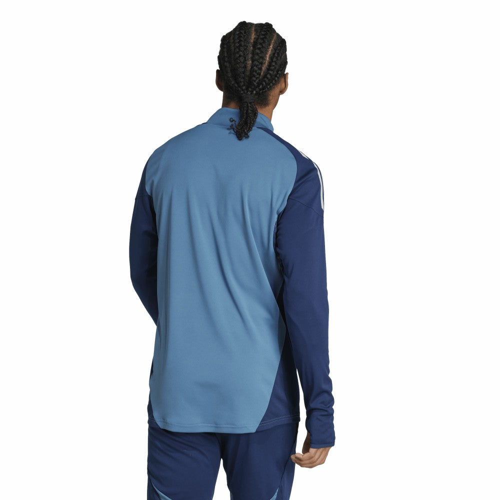 Adidas - Arsenal 2025/26 AEROREADY Raglan Quarter-Zip Training Top - Light Blue