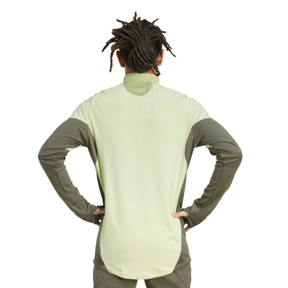 Adidas - Real Madrid 2025/26 AEROREADY Raglan Quarter-Zip Training Pullover - Green