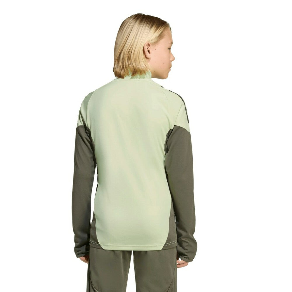 Adidas - Real Madrid Youth 2025/26 Training AEROREADY Quarter-Zip Pullover - Green