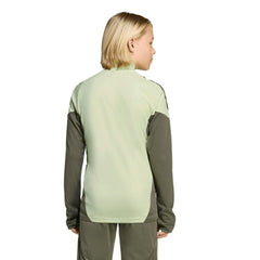 Adidas - Real Madrid Youth 2025/26 Training AEROREADY Quarter-Zip Pullover - Green