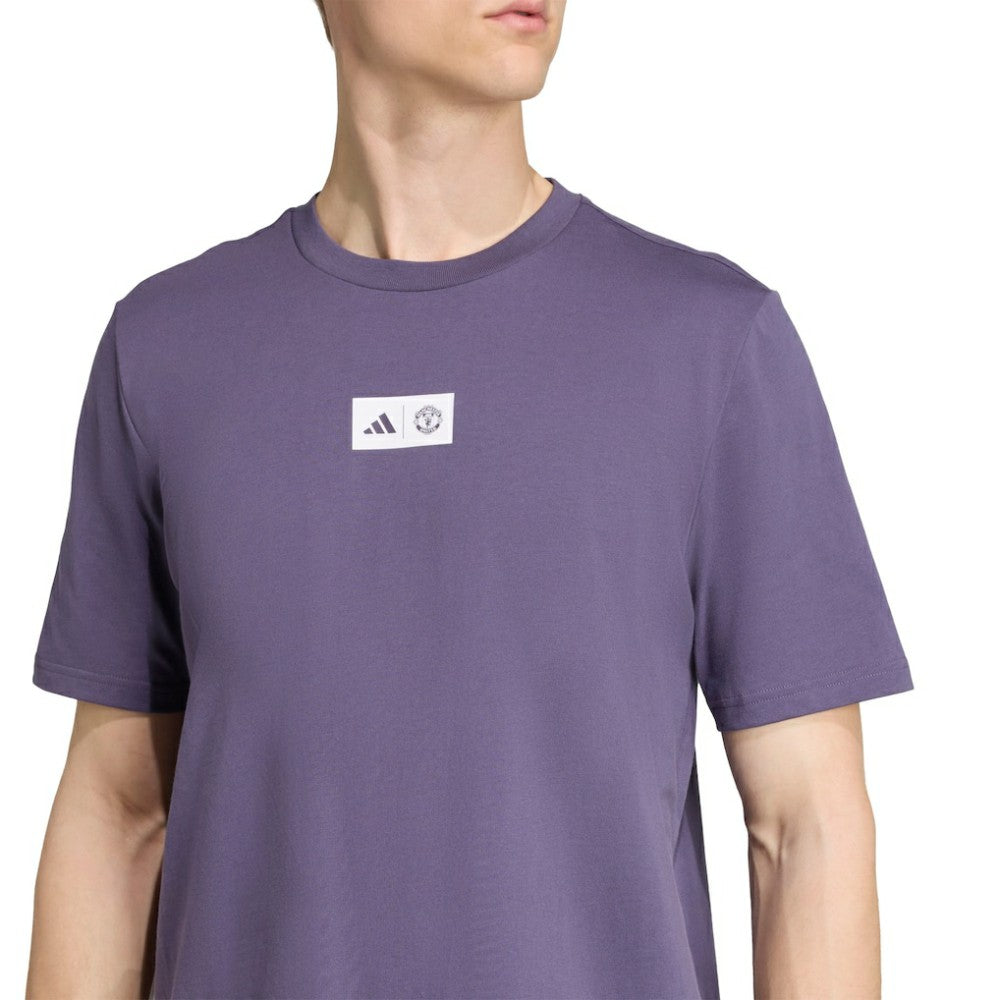 Adidas - Manchester United Jersey Hook T-Shirt - Purple