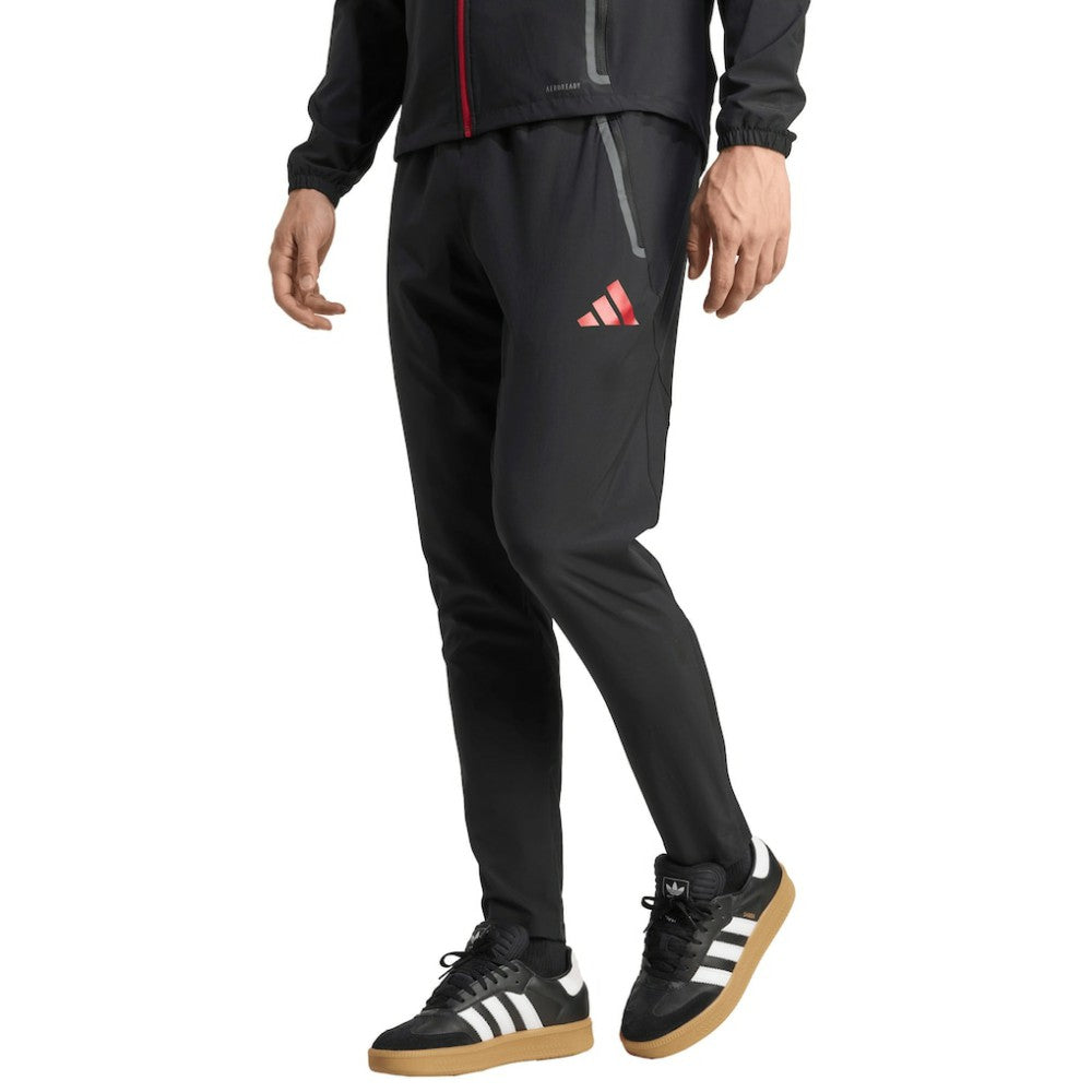 Adidas - Liverpool 2025/26 Tiro Vis Tech Travel Pants - Black