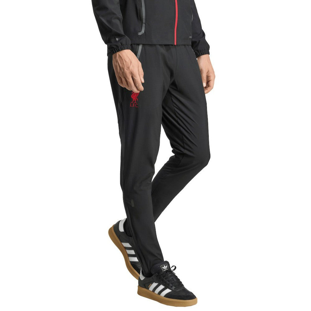 Adidas - Liverpool 2025/26 Tiro Vis Tech Travel Pants - Black