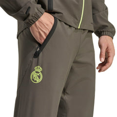 Adidas - Real Madrid 2025/26 Tiro Vis Tech AEROREADY Travel Pants - Olive