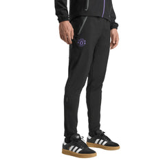 Adidas - Manchester United 2025/26 Tiro Vis Tech AEROREADY Travel Pants - Black