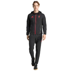 Adidas - Liverpool 2025/26 Tiro Vis Tech Travel Jacket - Black