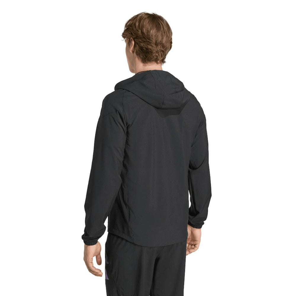 Adidas - Manchester United 2025/26 Tiro Vis Tech Travel Jacket - Black