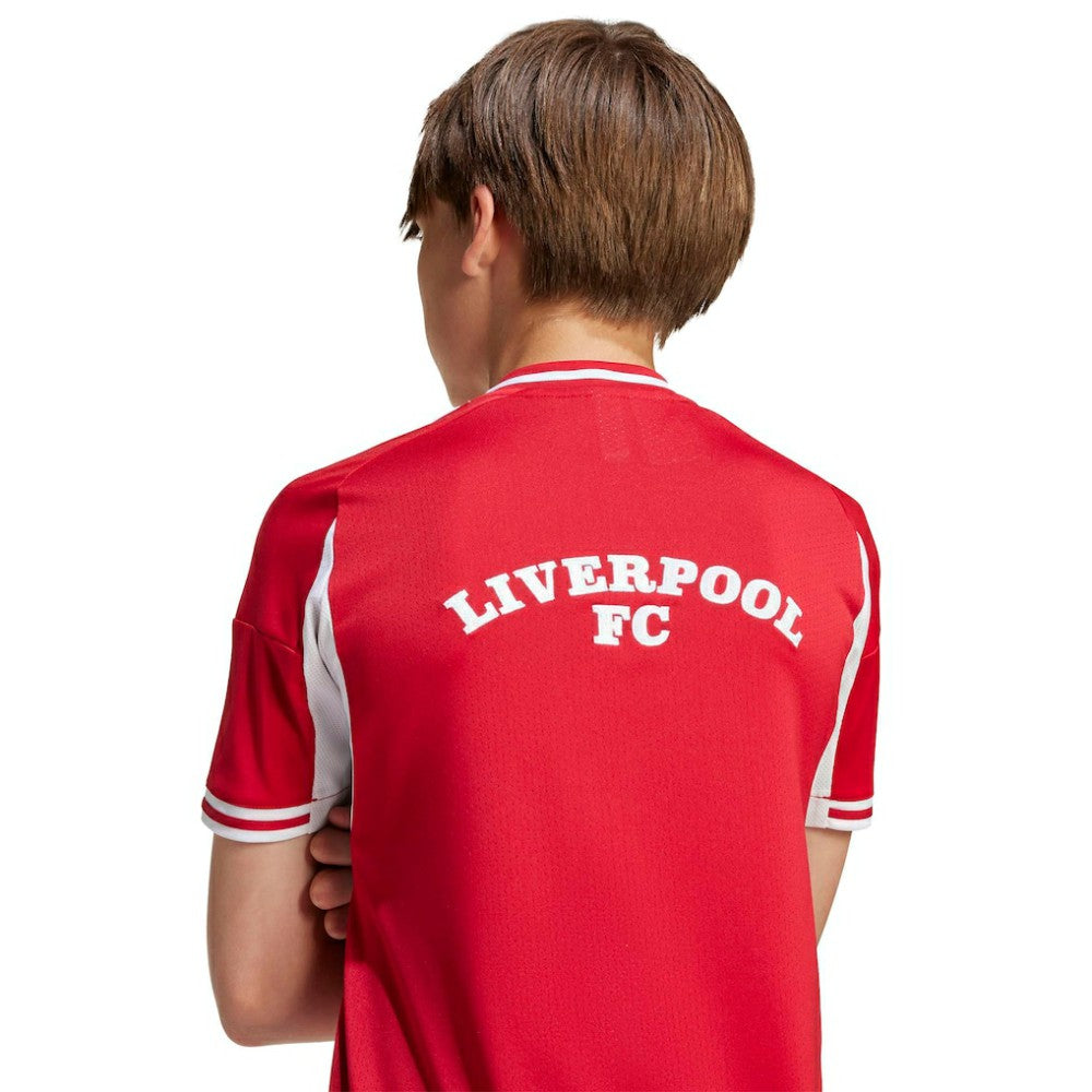 Adidas - Liverpool Youth Full-Button Baseball Jersey - Red