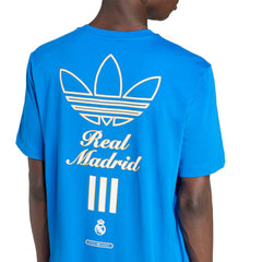 Adidas - Real Madrid Terrace Icons Collection Graphic T-Shirt - Blue