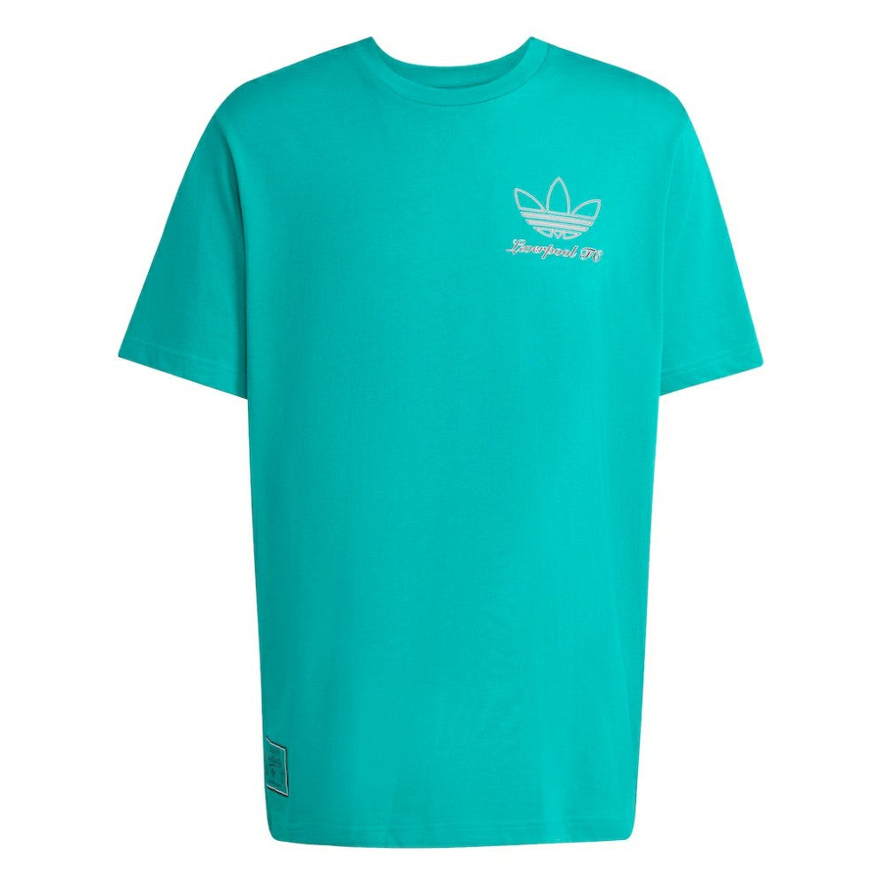 Adidas - Liverpool Terrace Icons Collection Graphic T-Shirt - Green